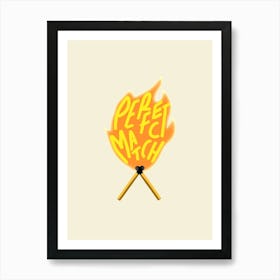 Perfect Match Orange Poster