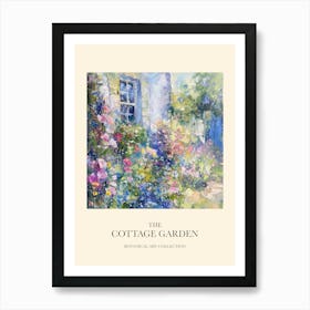 Flower Symphony Cottage Garden Poster 2 Art Print