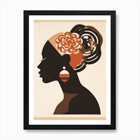 Portrait Of African Woman 13 Art Print