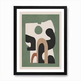 Modern Abstract Minimal Art 4 Art Print