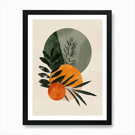 Moon plants Art Print