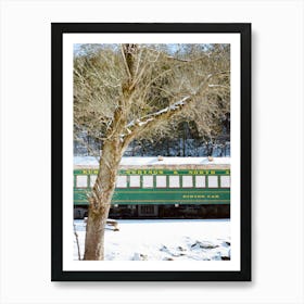 Eureka Springs Snow on Film Art Print