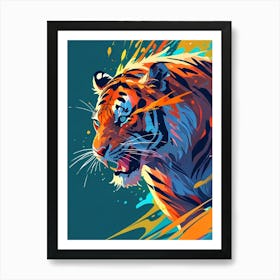 Tiger Painting Art Print