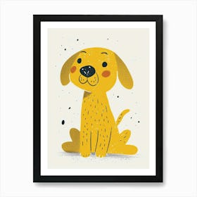 Yellow Dog 1 Art Print