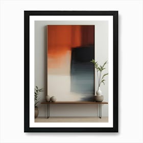 Modern Abstract Minimalistic Art 17 Art Print