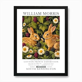 William Morris Exhibition Animals Series 39 Art Print