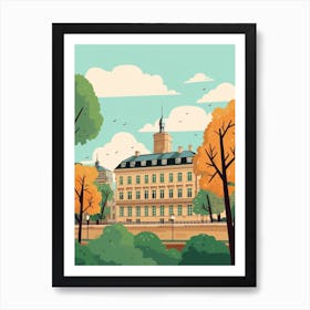 Luxembourg 2 Travel Illustration Art Print