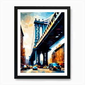 Manhattan Bridge 2 Art Print