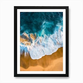 Aerial View Of A Beach 71 Art Print