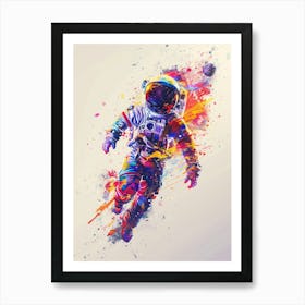 Astronaut Canvas Print 1 Art Print