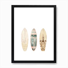 Surfboards 1 Art Print