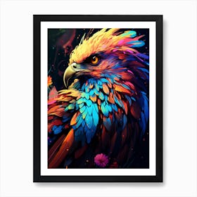 Colorful Eagle Art Print