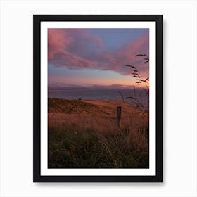 Pastel Coast Sunrise Art Print
