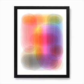 Stitched Chroma 5 Art Print