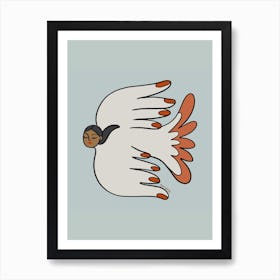 La Paloma White In Mint Art Print