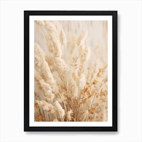 Boho Dried Flowers Statice 1 Art Print