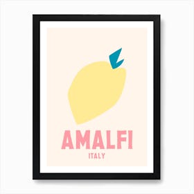 Amalfi, Italy, Graphic Style Poster 5 Art Print