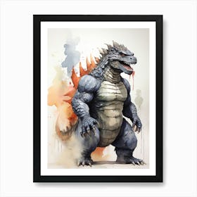 Godzilla 12 Art Print