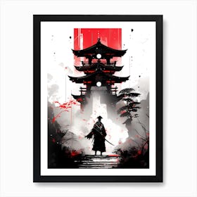 Japanese Samurai Warrior Art Print