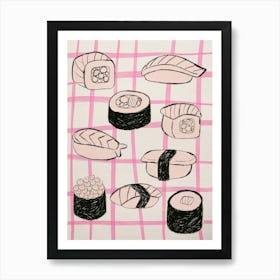 Sushi Art Art Print