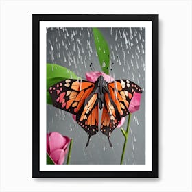 Origami Butterfly Print Art Print