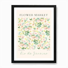 Flower Market 17 Art Print