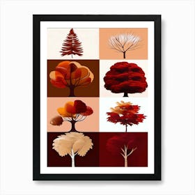 Autumn Trees, Autumn Collection 1 Art Print