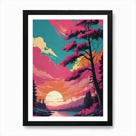 Sunset Art Print