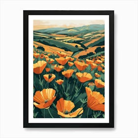 Poppies 54 Art Print