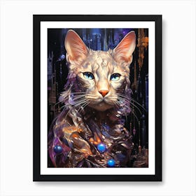Cat In Space 5 Art Print