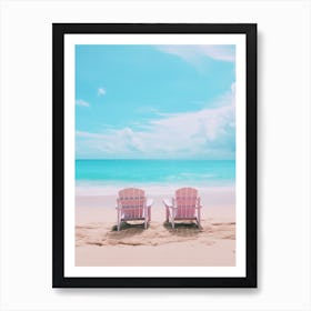 Surin Beach Phuket Thailand Turquoise And Pink Tones 2 Art Print