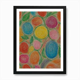 Pastels On Paper Art Print