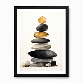 Pebbles Art Print