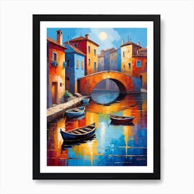 Venice Bridge 2 Art Print