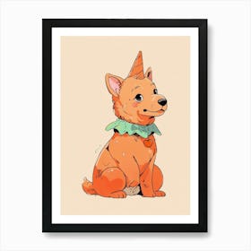 Cute Dog Art Print