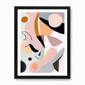 Abstract Interstellar Musted Pastels Art Print