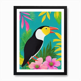 Penguin Tropical bird Art Print