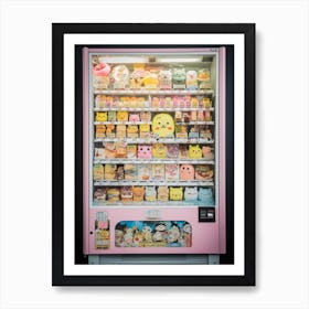 Toys Vending Machine Kawaii Photography 3 Art Print