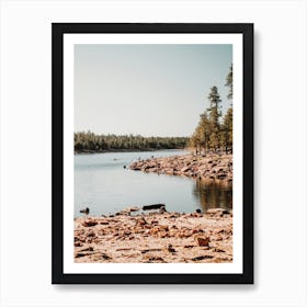 Northern Arizona Lake Art Print