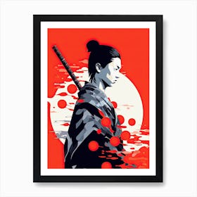 Samurai Warrior Art Print