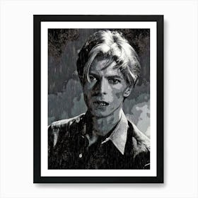 David Bowie Musical Art Art Print