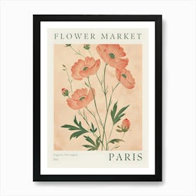 Flower Market Paris 2 Art Print