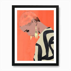 Girl Portrait 25 Art Print