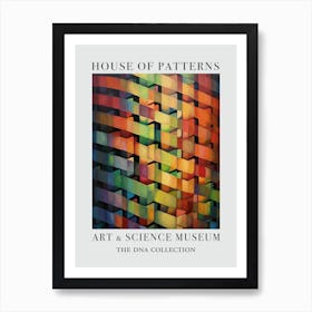 Dna Art Abstract Painting 13 House Of Patterns Art Print