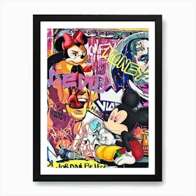 Mickey Mouse Art Print