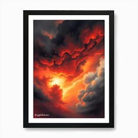 Stormy Sky Art Print