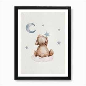 Teddy Bear Art Print