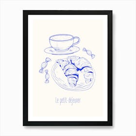 Le Petit Déjeuner Art Print