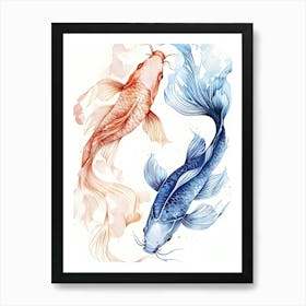 Koi Fish 1 Art Print