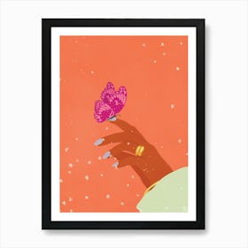 Black Woman art(Embrace change) Art Print